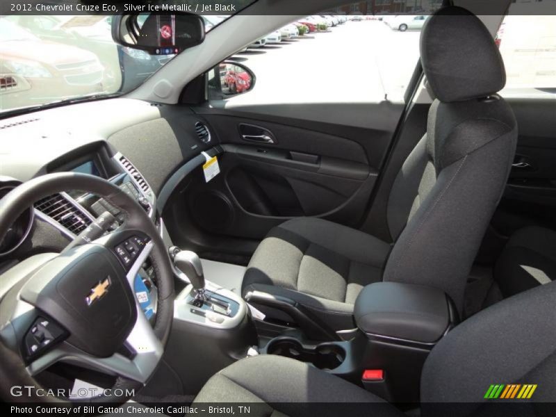 Silver Ice Metallic / Jet Black 2012 Chevrolet Cruze Eco