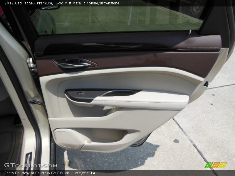 Gold Mist Metallic / Shale/Brownstone 2012 Cadillac SRX Premium