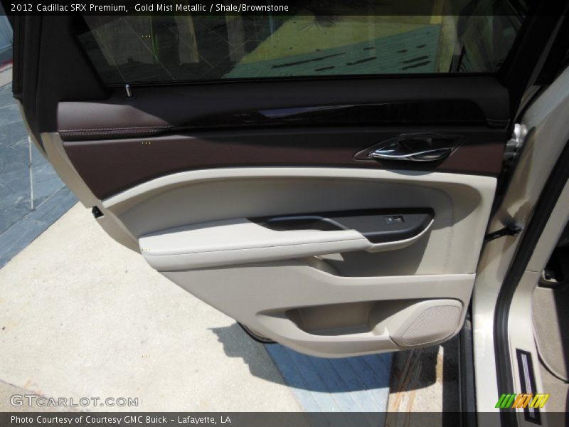 Gold Mist Metallic / Shale/Brownstone 2012 Cadillac SRX Premium