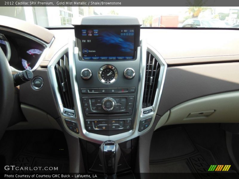 Gold Mist Metallic / Shale/Brownstone 2012 Cadillac SRX Premium