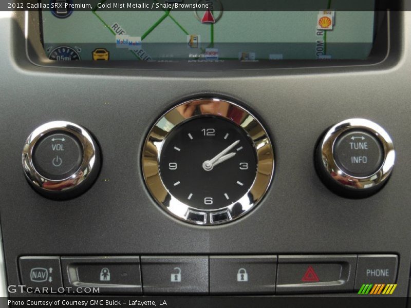 Gold Mist Metallic / Shale/Brownstone 2012 Cadillac SRX Premium