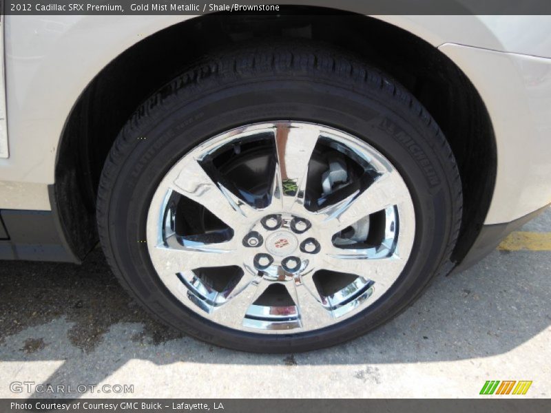 Gold Mist Metallic / Shale/Brownstone 2012 Cadillac SRX Premium