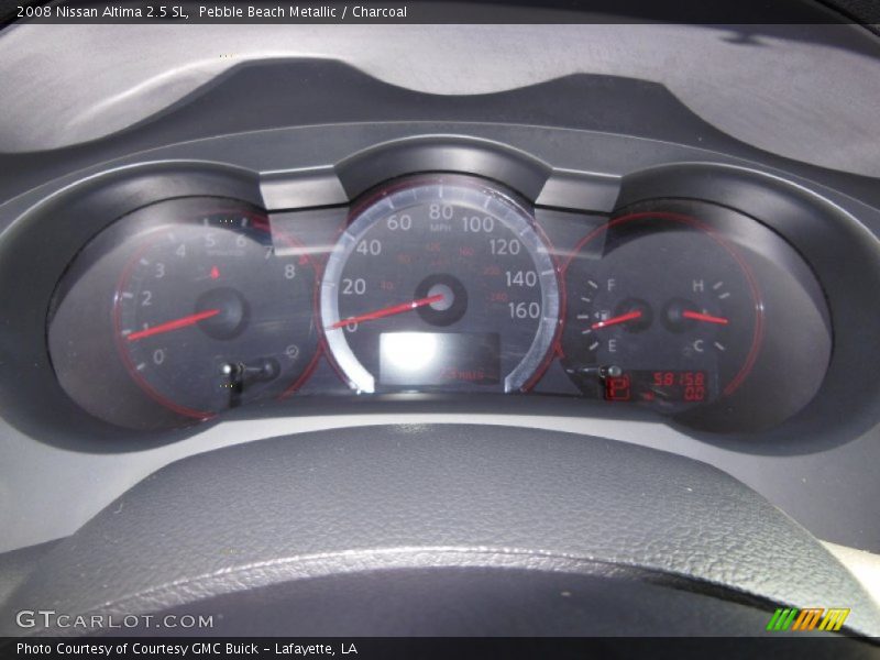 Pebble Beach Metallic / Charcoal 2008 Nissan Altima 2.5 SL