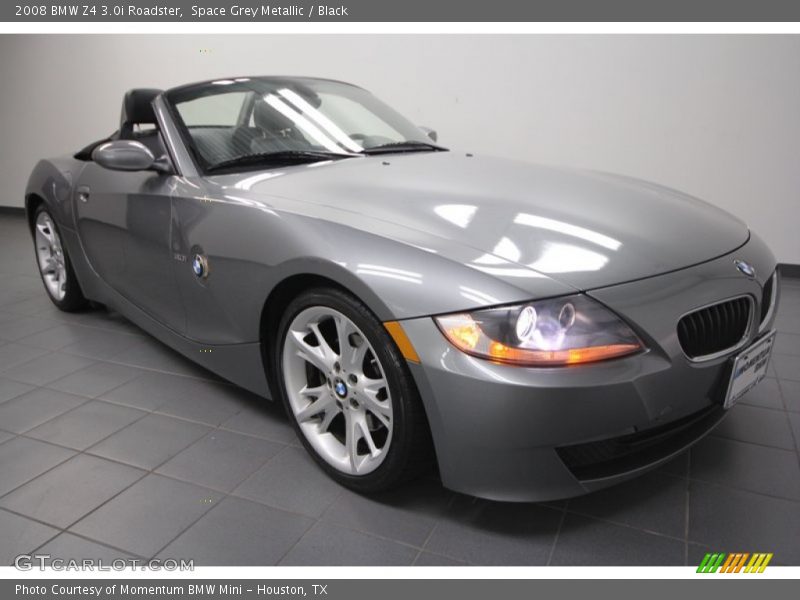 Space Grey Metallic / Black 2008 BMW Z4 3.0i Roadster