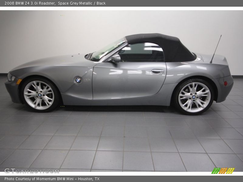 Space Grey Metallic / Black 2008 BMW Z4 3.0i Roadster