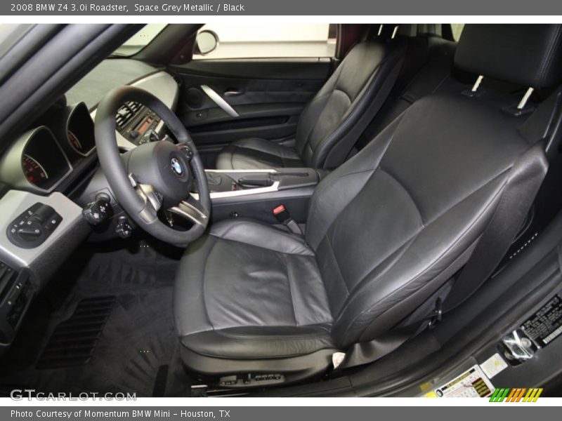 Space Grey Metallic / Black 2008 BMW Z4 3.0i Roadster