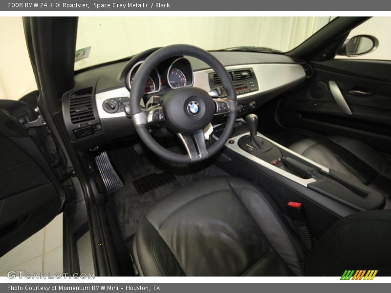Space Grey Metallic / Black 2008 BMW Z4 3.0i Roadster