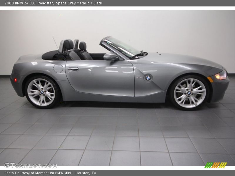Space Grey Metallic / Black 2008 BMW Z4 3.0i Roadster