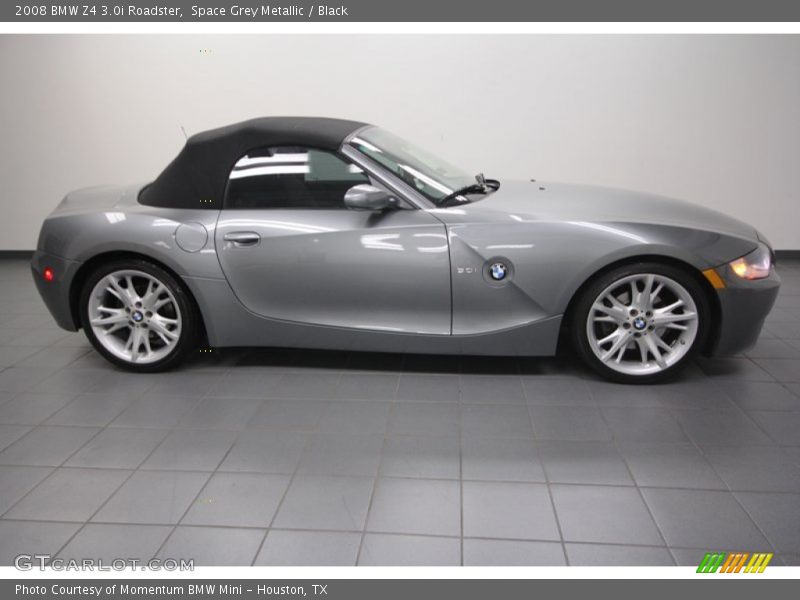 Space Grey Metallic / Black 2008 BMW Z4 3.0i Roadster