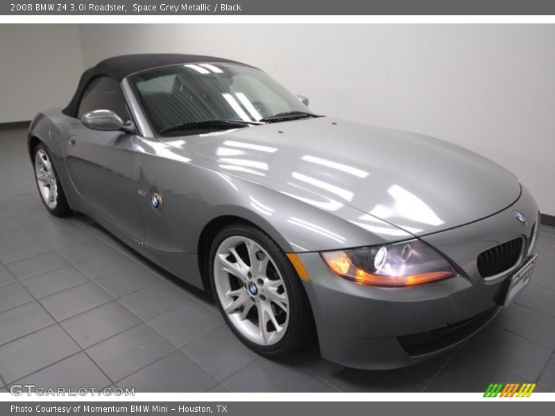 Space Grey Metallic / Black 2008 BMW Z4 3.0i Roadster