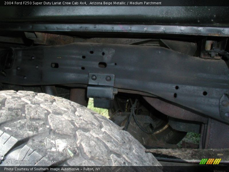 Arizona Beige Metallic / Medium Parchment 2004 Ford F250 Super Duty Lariat Crew Cab 4x4