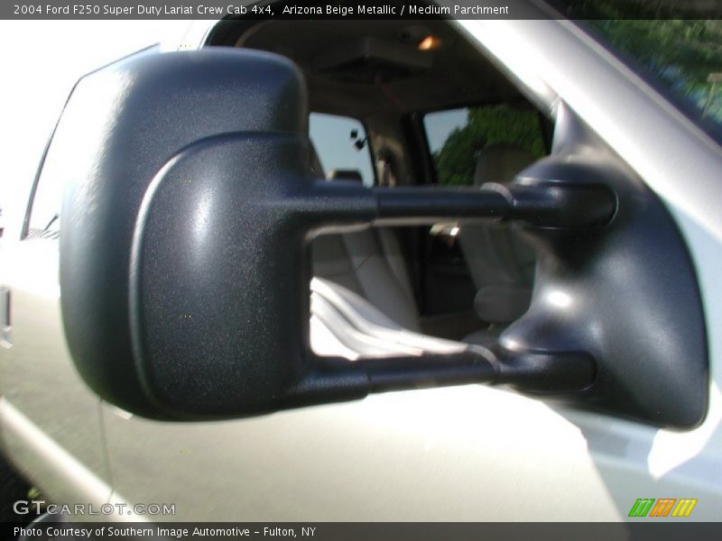 Arizona Beige Metallic / Medium Parchment 2004 Ford F250 Super Duty Lariat Crew Cab 4x4