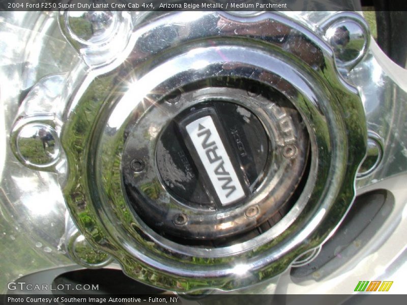Arizona Beige Metallic / Medium Parchment 2004 Ford F250 Super Duty Lariat Crew Cab 4x4