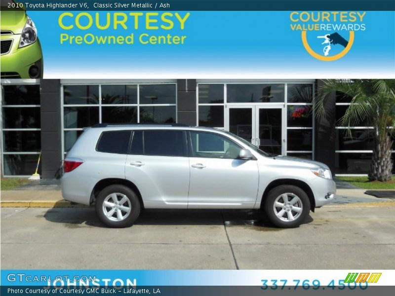 Classic Silver Metallic / Ash 2010 Toyota Highlander V6