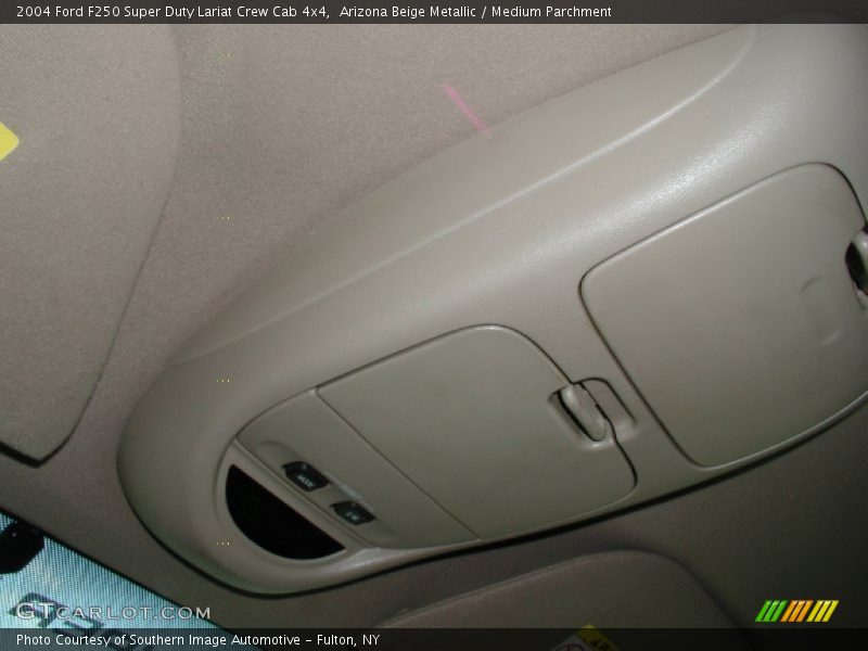 Arizona Beige Metallic / Medium Parchment 2004 Ford F250 Super Duty Lariat Crew Cab 4x4
