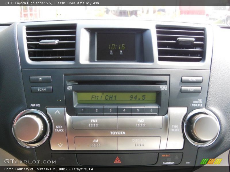 Classic Silver Metallic / Ash 2010 Toyota Highlander V6