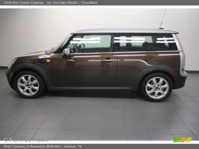 Hot Chocolate Metallic / Grey/Black 2008 Mini Cooper Clubman