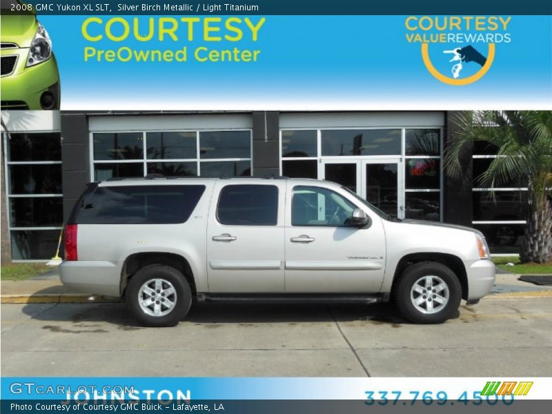 Silver Birch Metallic / Light Titanium 2008 GMC Yukon XL SLT