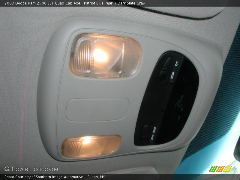 Patriot Blue Pearl / Dark Slate Gray 2003 Dodge Ram 2500 SLT Quad Cab 4x4