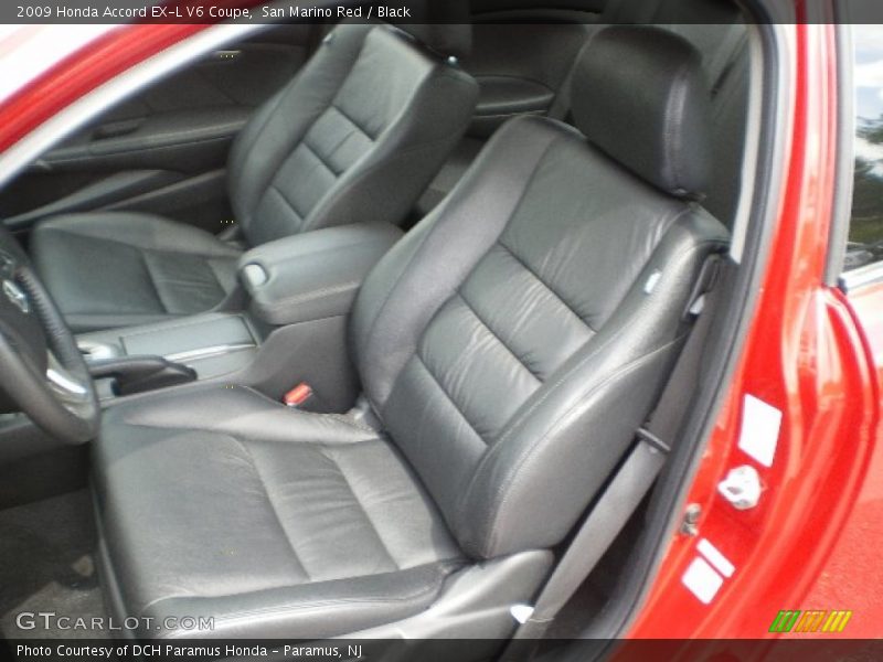 San Marino Red / Black 2009 Honda Accord EX-L V6 Coupe