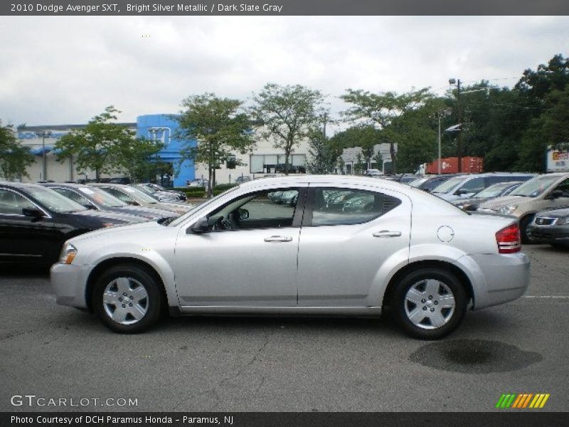 Bright Silver Metallic / Dark Slate Gray 2010 Dodge Avenger SXT