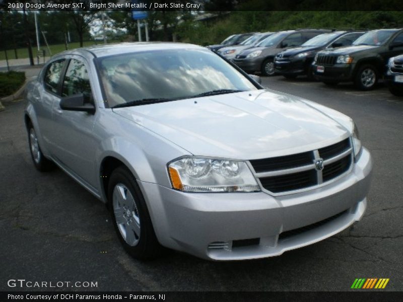 Bright Silver Metallic / Dark Slate Gray 2010 Dodge Avenger SXT