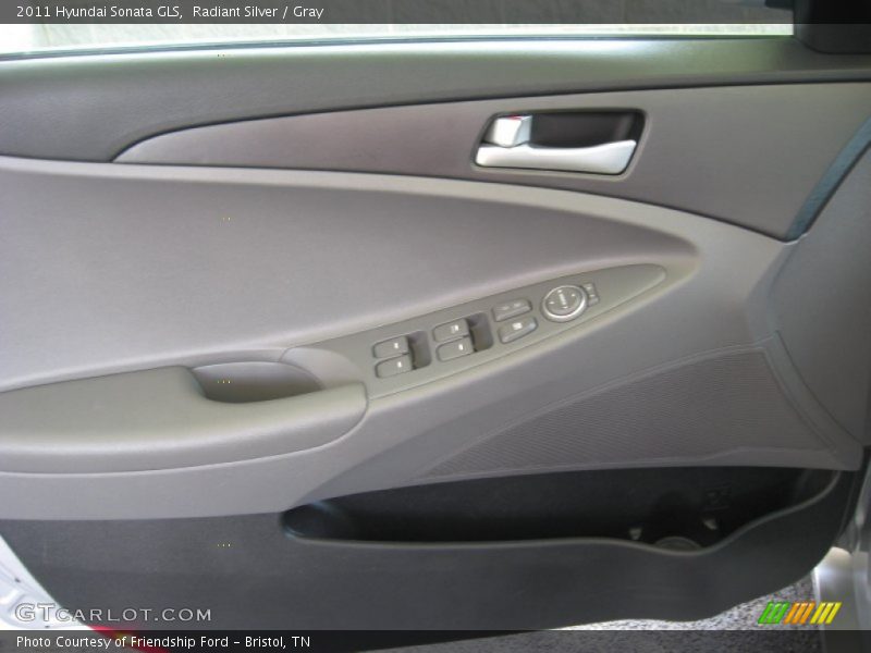 Radiant Silver / Gray 2011 Hyundai Sonata GLS