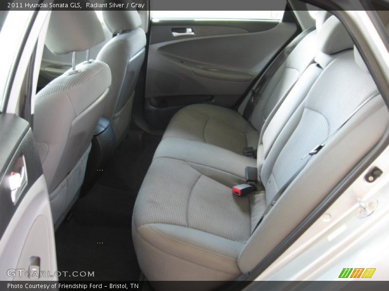 Radiant Silver / Gray 2011 Hyundai Sonata GLS