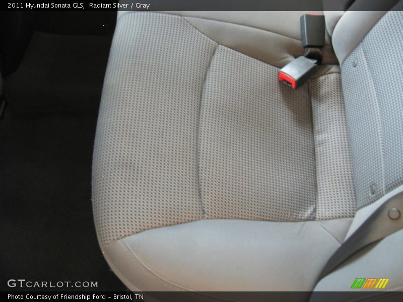 Radiant Silver / Gray 2011 Hyundai Sonata GLS