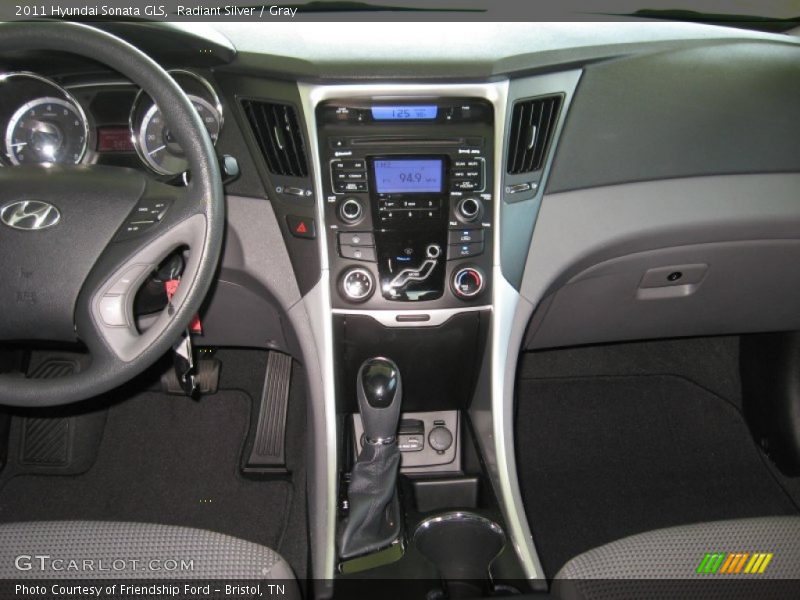 Radiant Silver / Gray 2011 Hyundai Sonata GLS