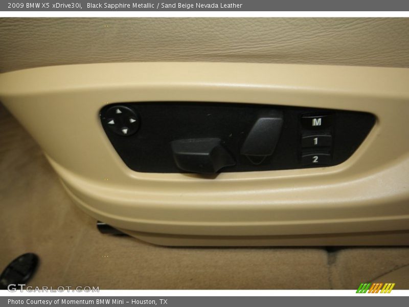 Black Sapphire Metallic / Sand Beige Nevada Leather 2009 BMW X5 xDrive30i
