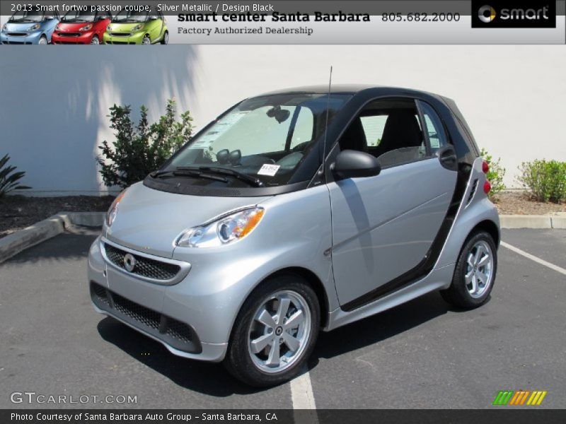 Silver Metallic / Design Black 2013 Smart fortwo passion coupe