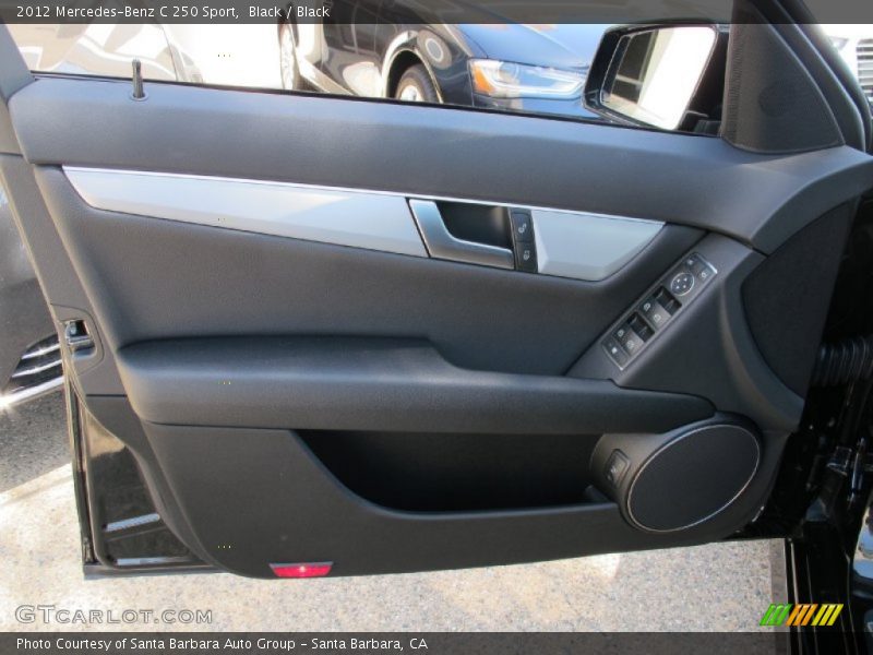 Black / Black 2012 Mercedes-Benz C 250 Sport