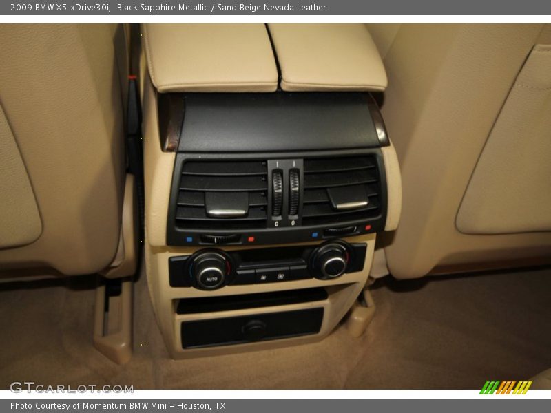 Black Sapphire Metallic / Sand Beige Nevada Leather 2009 BMW X5 xDrive30i