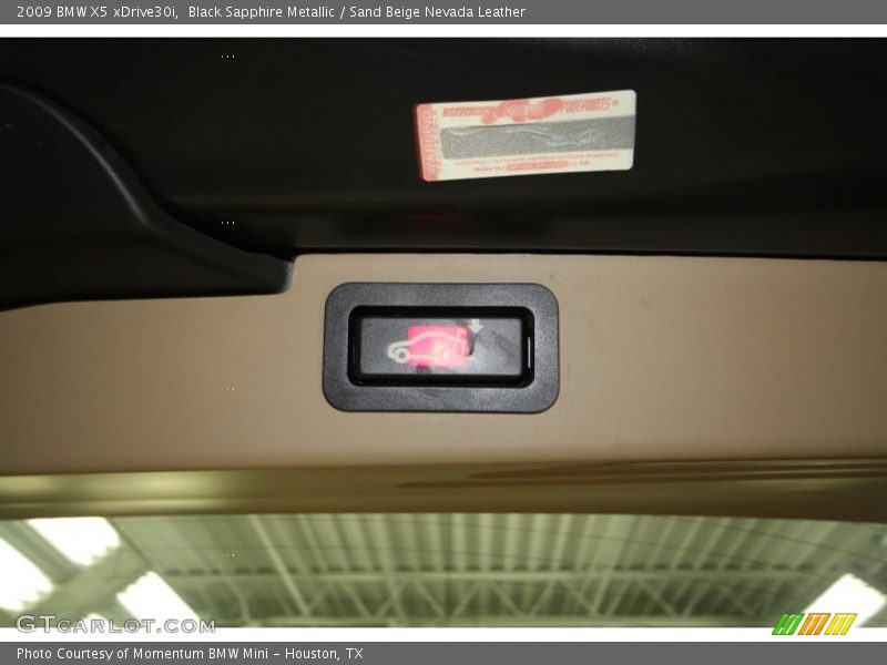Black Sapphire Metallic / Sand Beige Nevada Leather 2009 BMW X5 xDrive30i