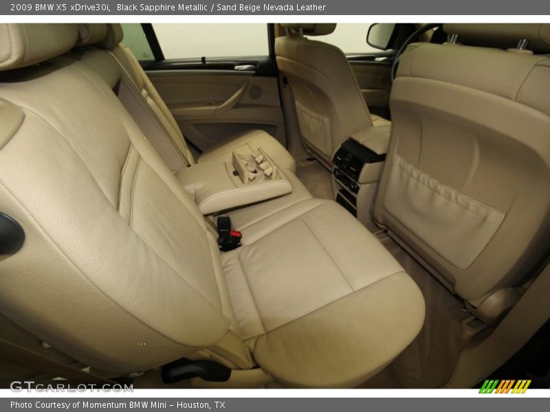 Black Sapphire Metallic / Sand Beige Nevada Leather 2009 BMW X5 xDrive30i