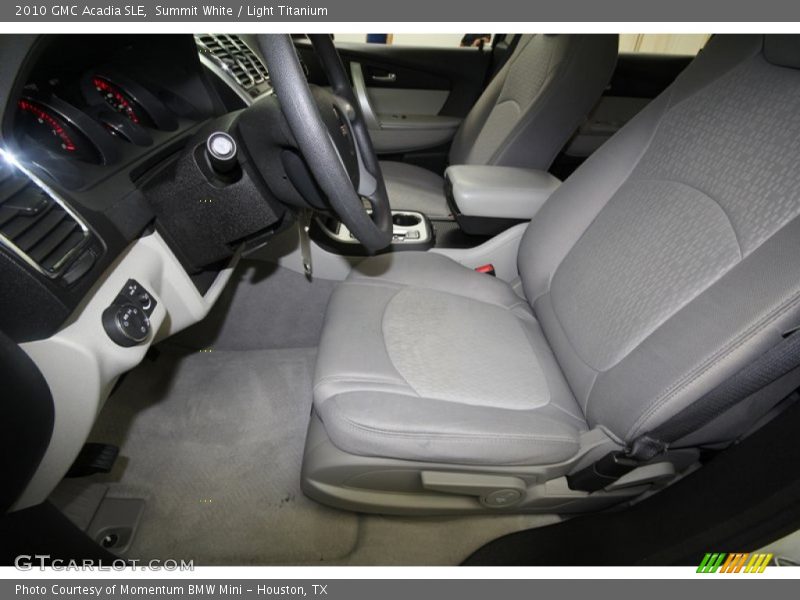 Summit White / Light Titanium 2010 GMC Acadia SLE