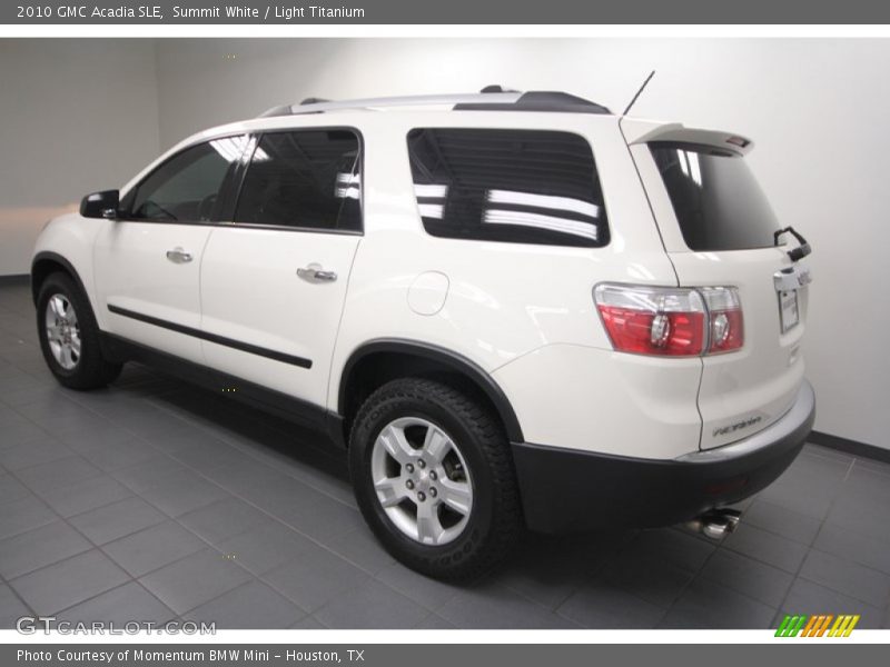 Summit White / Light Titanium 2010 GMC Acadia SLE
