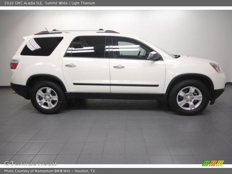 Summit White / Light Titanium 2010 GMC Acadia SLE