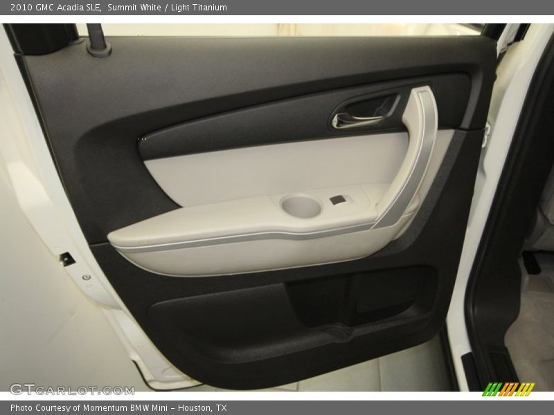 Summit White / Light Titanium 2010 GMC Acadia SLE