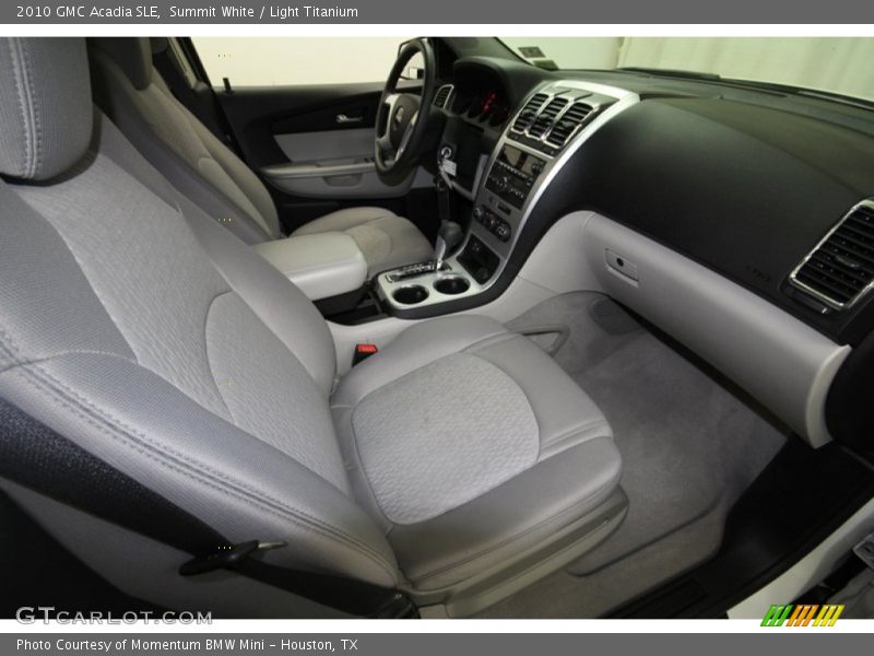 Summit White / Light Titanium 2010 GMC Acadia SLE