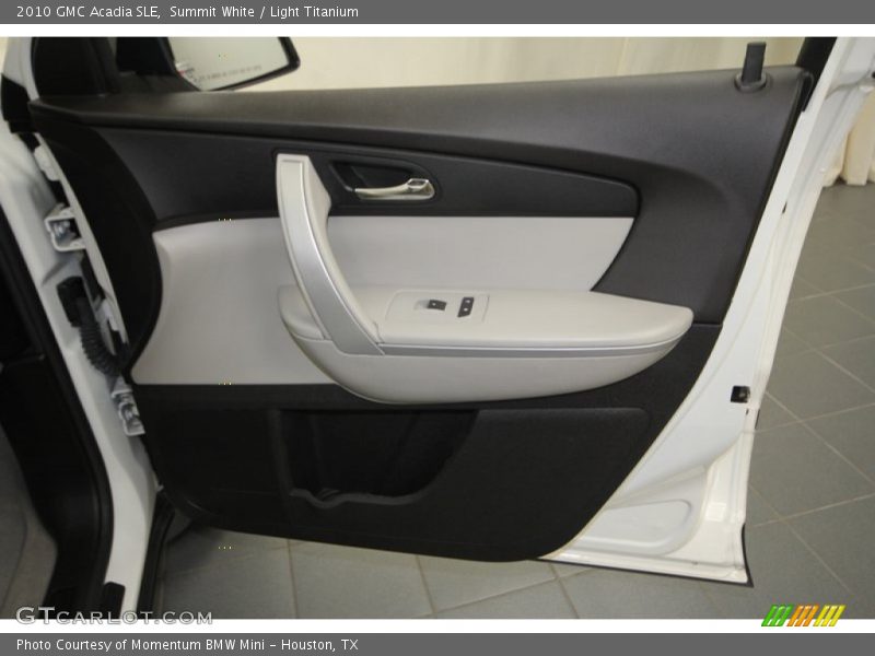 Summit White / Light Titanium 2010 GMC Acadia SLE