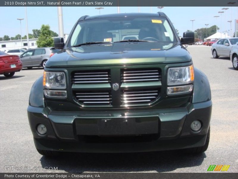 Natural Green Pearl / Dark Slate Gray 2010 Dodge Nitro SXT