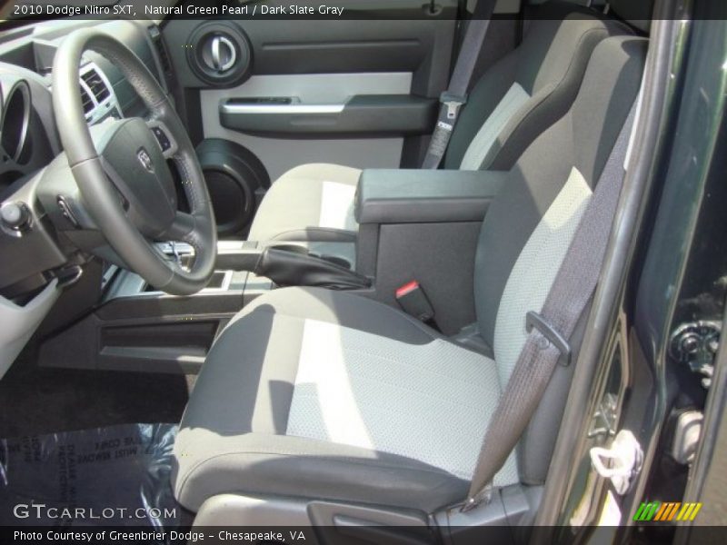 Natural Green Pearl / Dark Slate Gray 2010 Dodge Nitro SXT