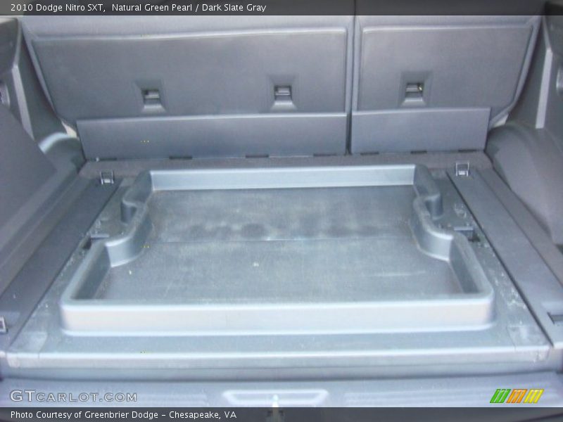 Natural Green Pearl / Dark Slate Gray 2010 Dodge Nitro SXT