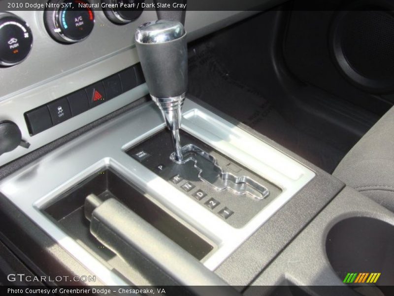 Natural Green Pearl / Dark Slate Gray 2010 Dodge Nitro SXT