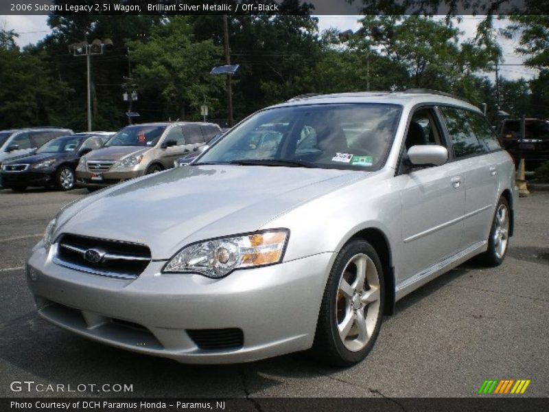 Brilliant Silver Metallic / Off-Black 2006 Subaru Legacy 2.5i Wagon