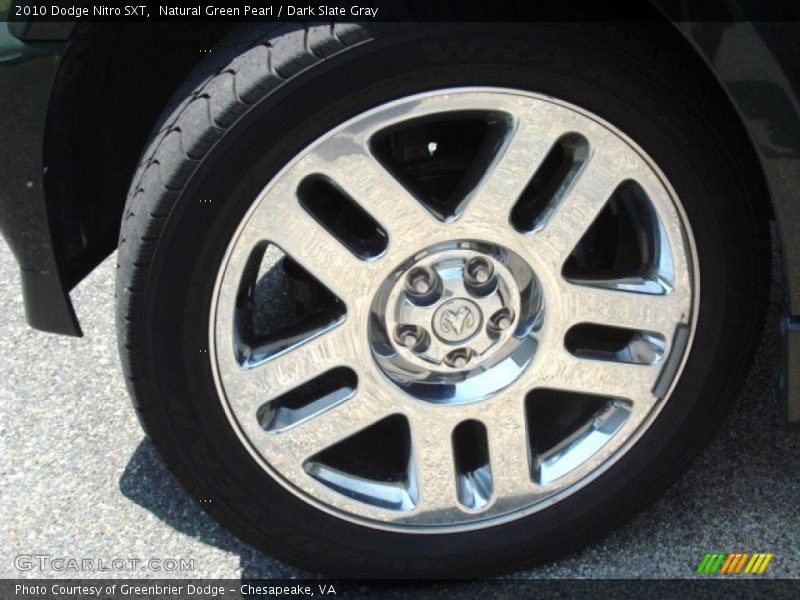 Natural Green Pearl / Dark Slate Gray 2010 Dodge Nitro SXT