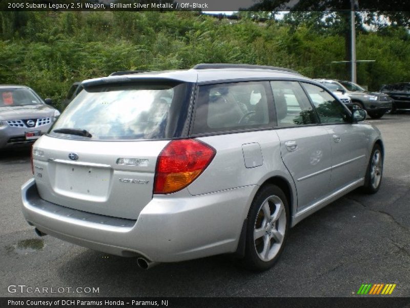 Brilliant Silver Metallic / Off-Black 2006 Subaru Legacy 2.5i Wagon