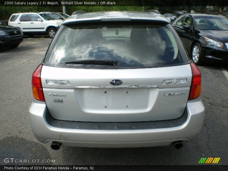 Brilliant Silver Metallic / Off-Black 2006 Subaru Legacy 2.5i Wagon